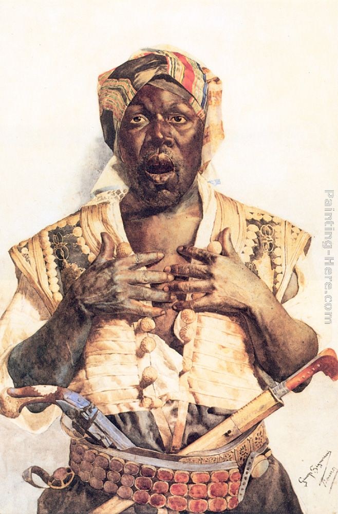 Guiseppe Signorini The Startled Arab